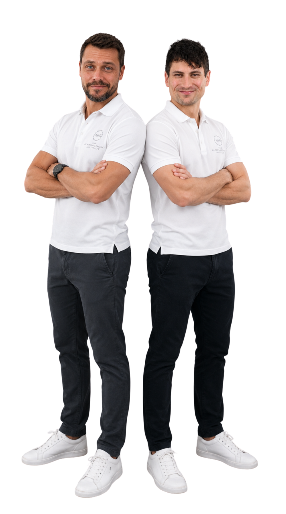 Dominik Moser und Prof. Dr. Dr. Yoshija Walter, Gründer von AIMI